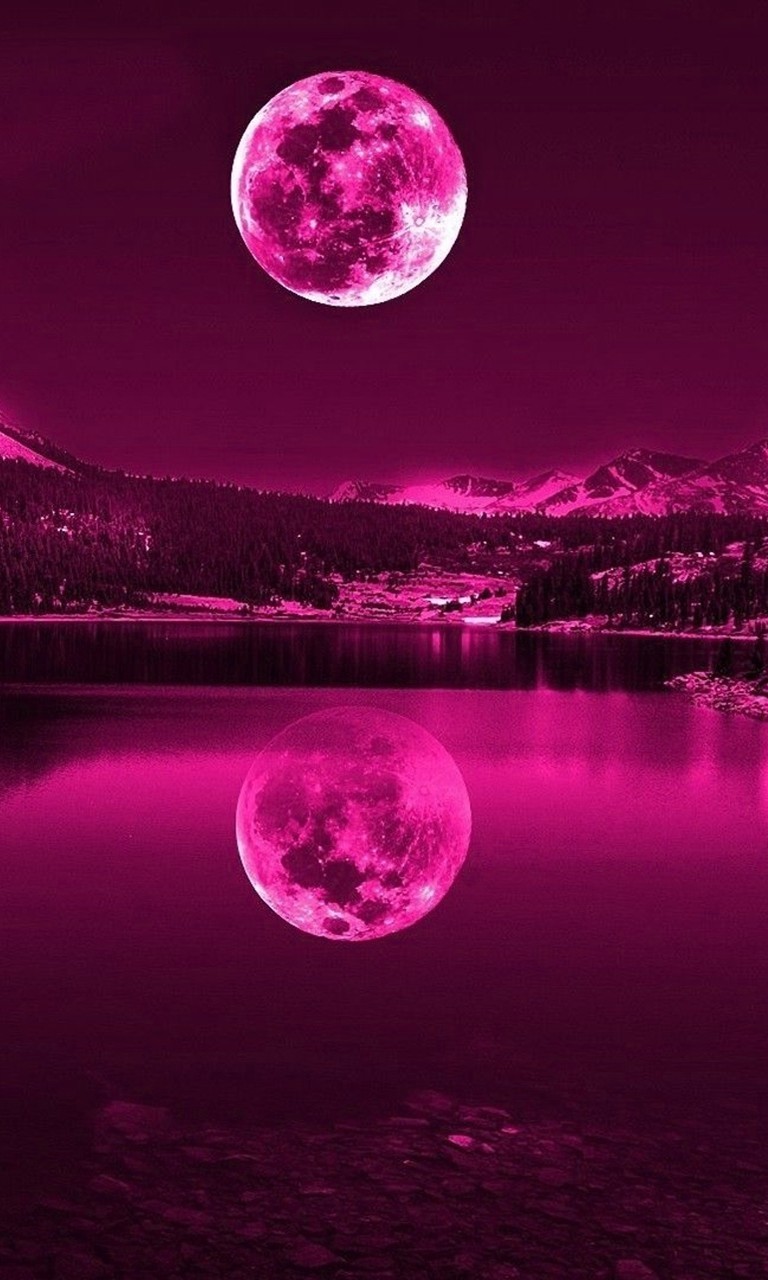 Pink Moon (April Full Moon) Anita D Marshall