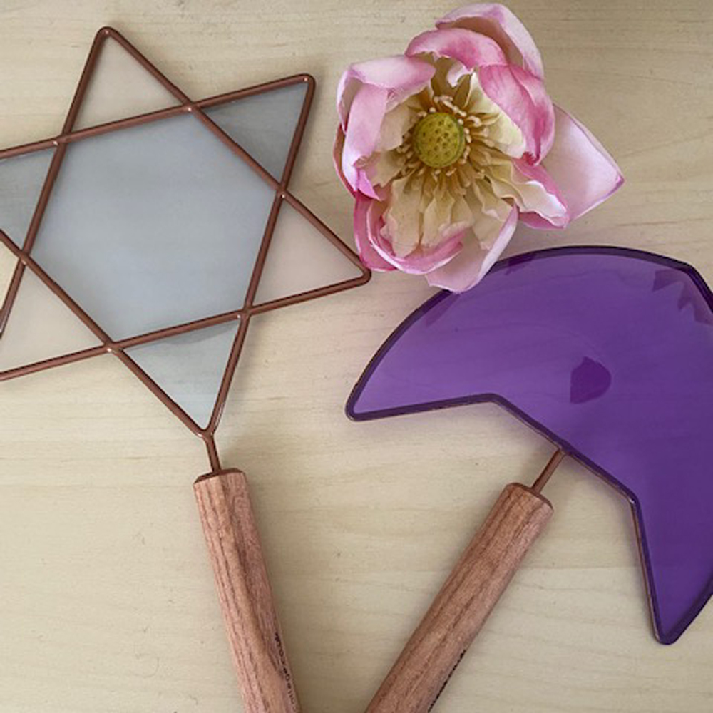 Star and Purple Atlantean Paddles